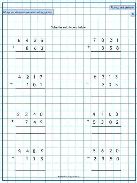 Subtract up to 4.
